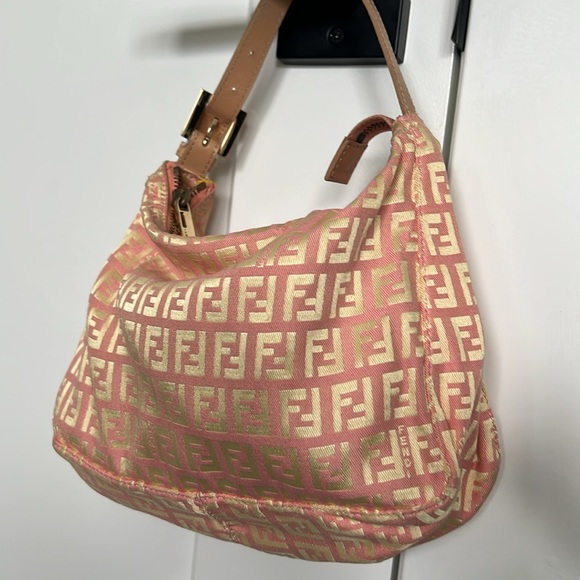 Authentic Fendi Zucchino Mini Pochette - Picture 4 of 16